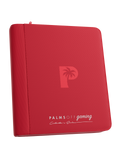 Palms Off Gaming Collector's Series Top Loader Zip Binder - 4 Pocket - Red