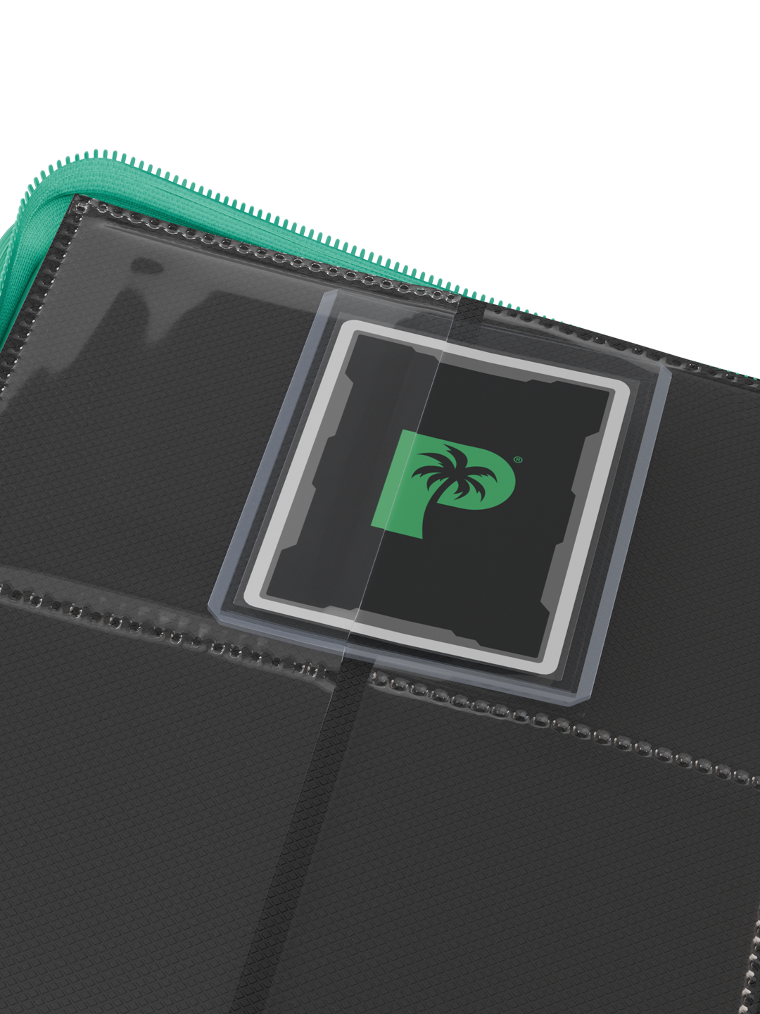Palms Off Gaming Collector's Series Top Loader Zip Binder - 4 Pocket - Turquoise