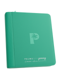 Palms Off Gaming Collector's Series Top Loader Zip Binder - 4 Pocket - Turquoise