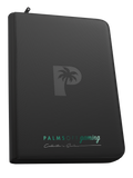 Palms Off Gaming Collector's Series Top Loader Zip Binder - 9 Pocket - Black