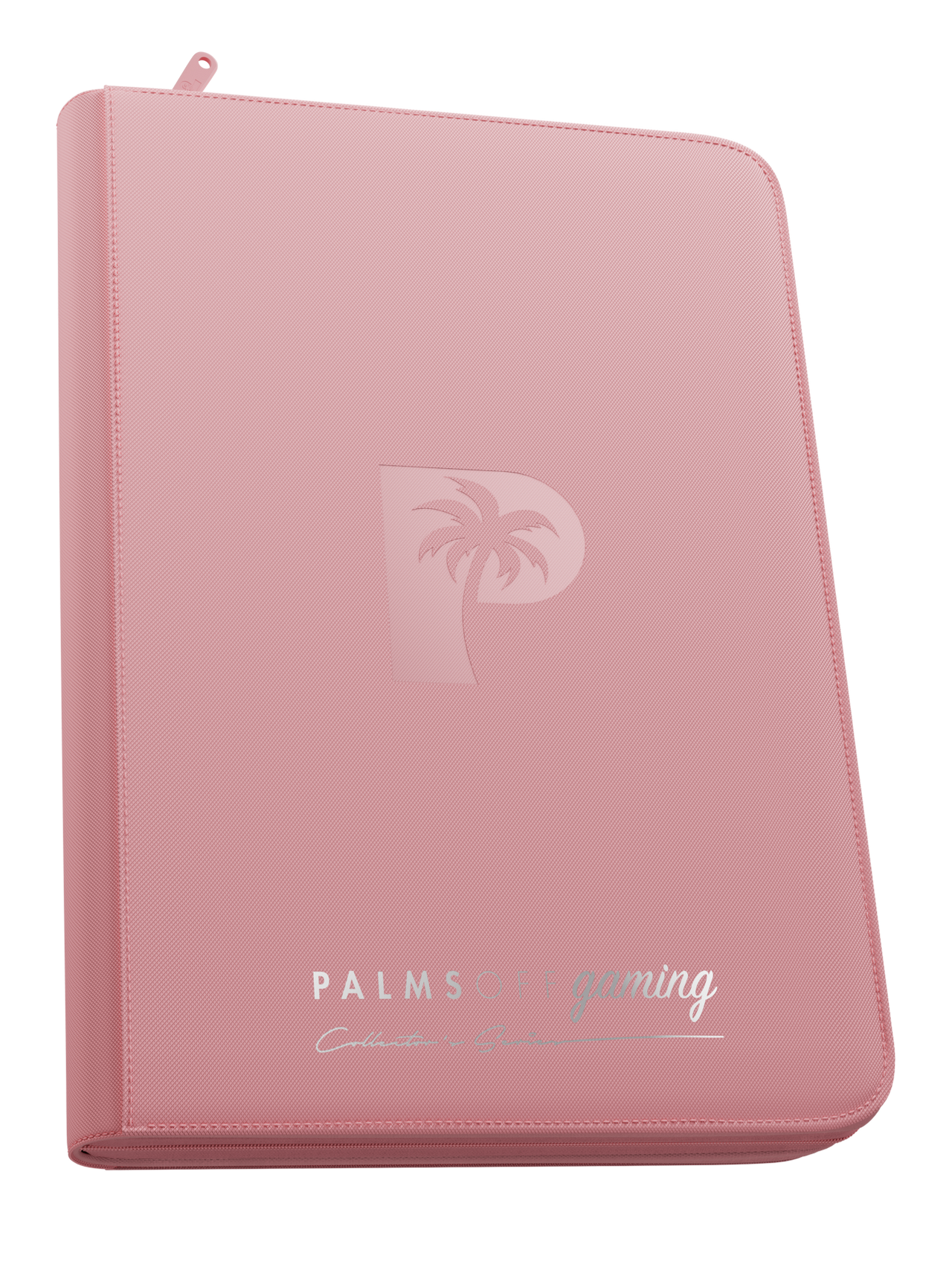 Palms Off Gaming Collector's Series Top Loader Zip Binder - 9 Pocket - Pink