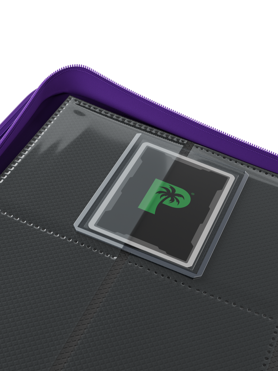 Palms Off Gaming Collector's Series Top Loader Zip Binder - 9 Pocket - Purple