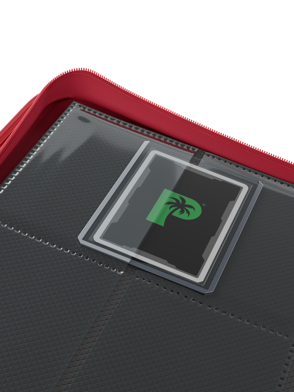 Palms Off Gaming Collector's Series Top Loader Zip Binder - 9 Pocket - Red