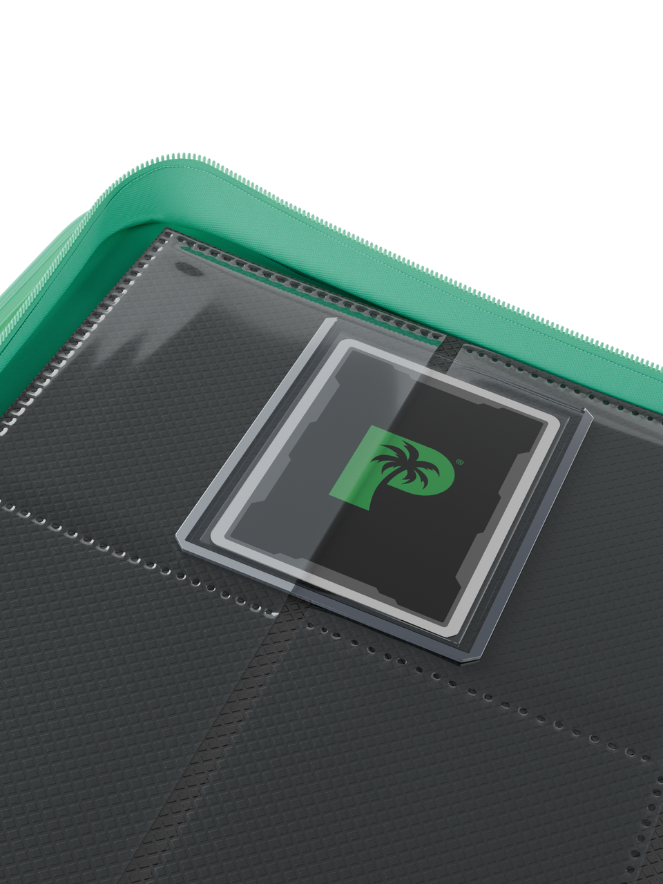 Palms Off Gaming Collector's Series Top Loader Zip Binder - 9 Pocket - Turquoise