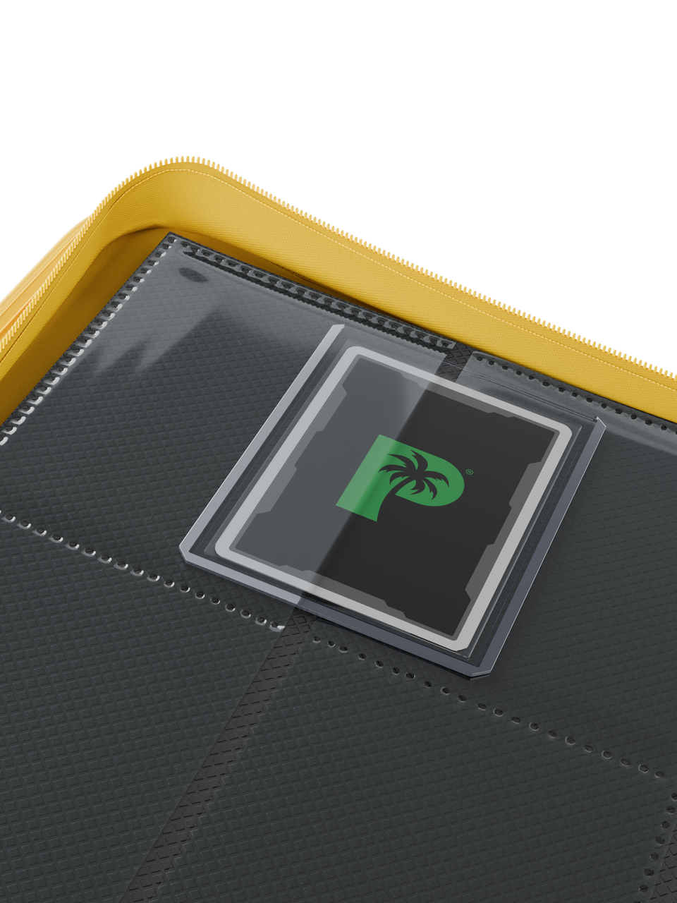 Palms Off Gaming Collector's Series Top Loader Zip Binder - 9 Pocket - Yellow