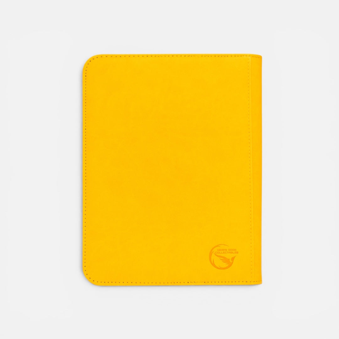 Heaps Good Collectables 4 Pocket Toploader Binder Yellow