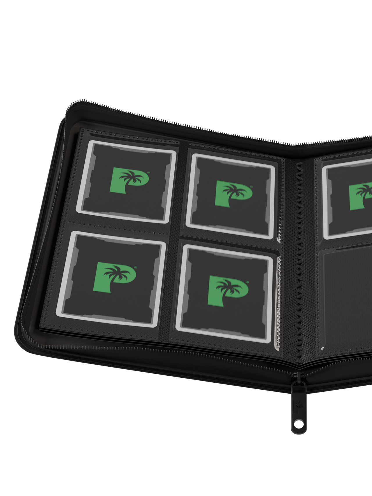 Palms Off Gaming Collector's Series 4 Pocket Zip Binder - Black