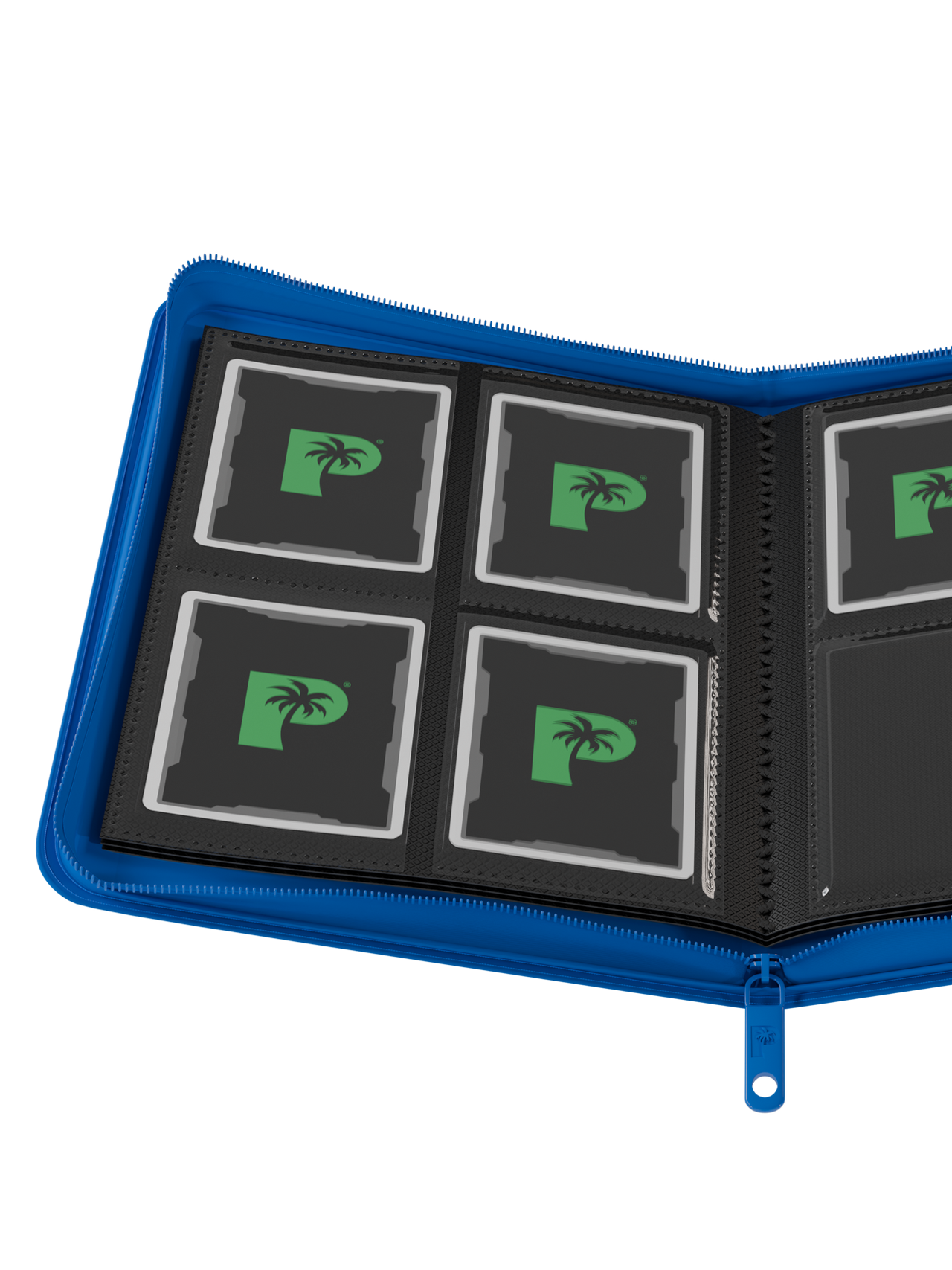 Palms Off Gaming Collector's Series 4 Pocket Zip Binder - Blue