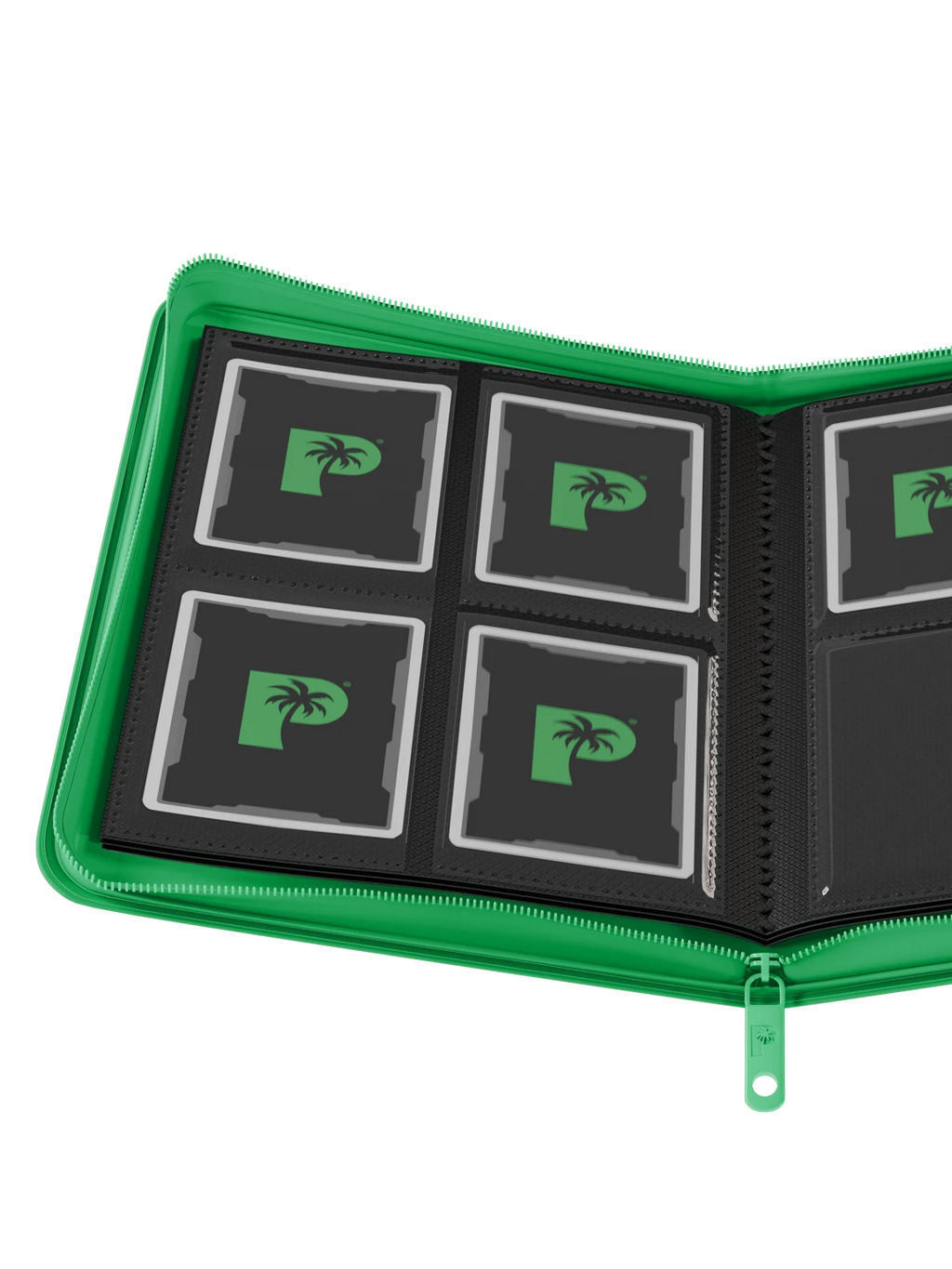 Palms Off Gaming Collector's Series 4 Pocket Zip Binder - Green