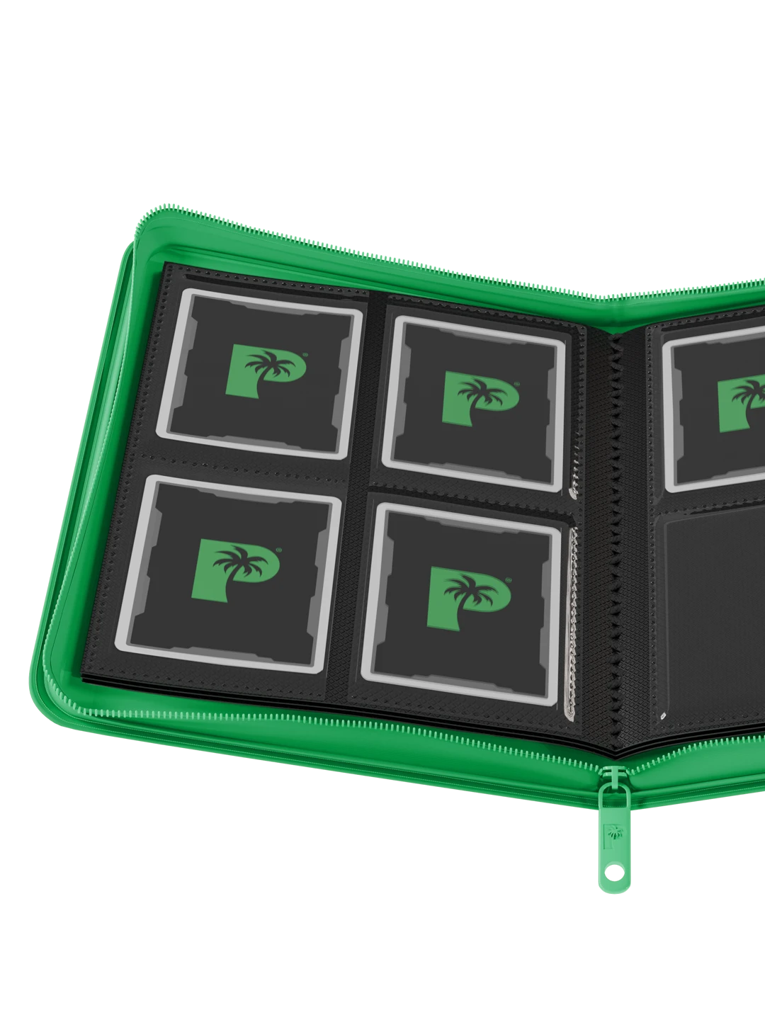 Palms Off Gaming Collector's Series 4 Pocket Zip Binder - Green