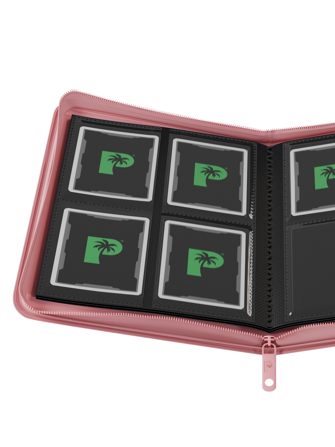 Palms Off Gaming Collector's Series 4 Pocket Zip Binder - Pink