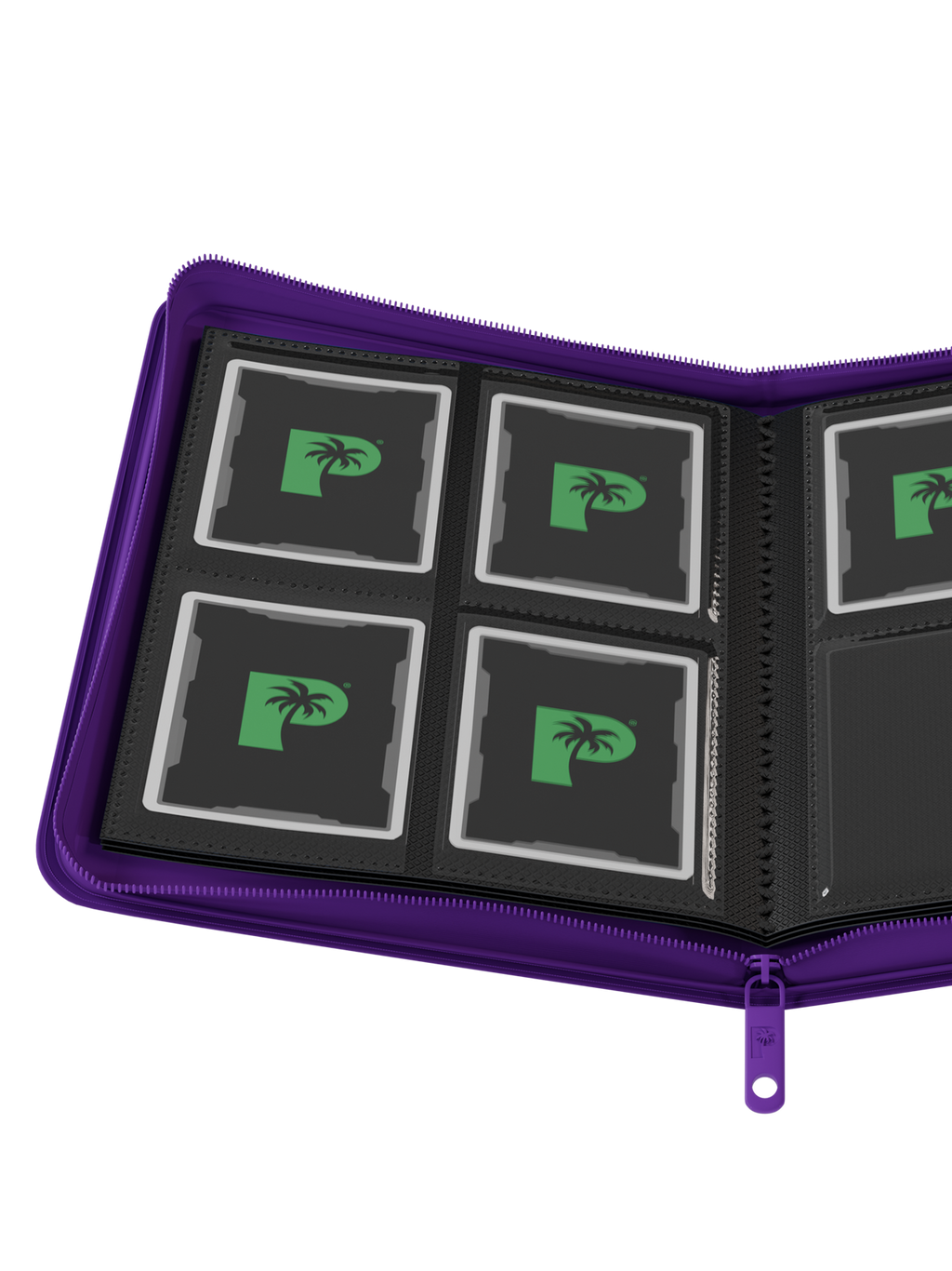 Palms Off Gaming Collector's Series 4 Pocket Zip Binder - Purple