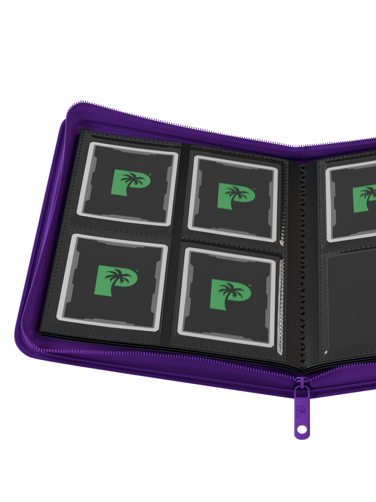 Palms Off Gaming Collector's Series 4 Pocket Zip Binder - Purple