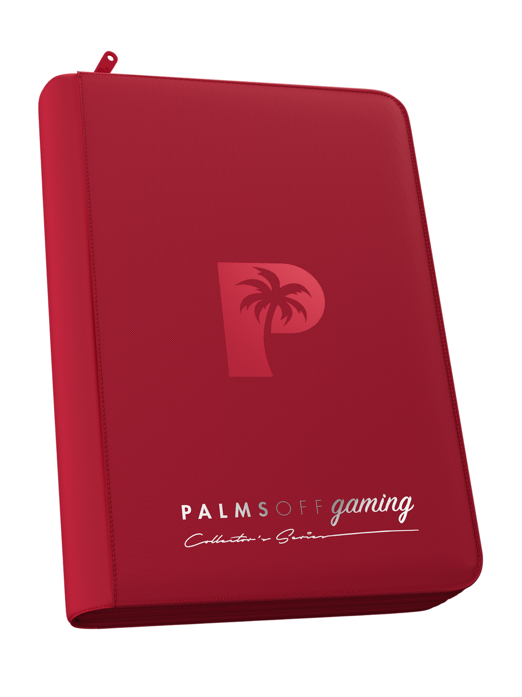 Palms Off Gaming Collector's Series 4 Pocket Zip Binder - Red