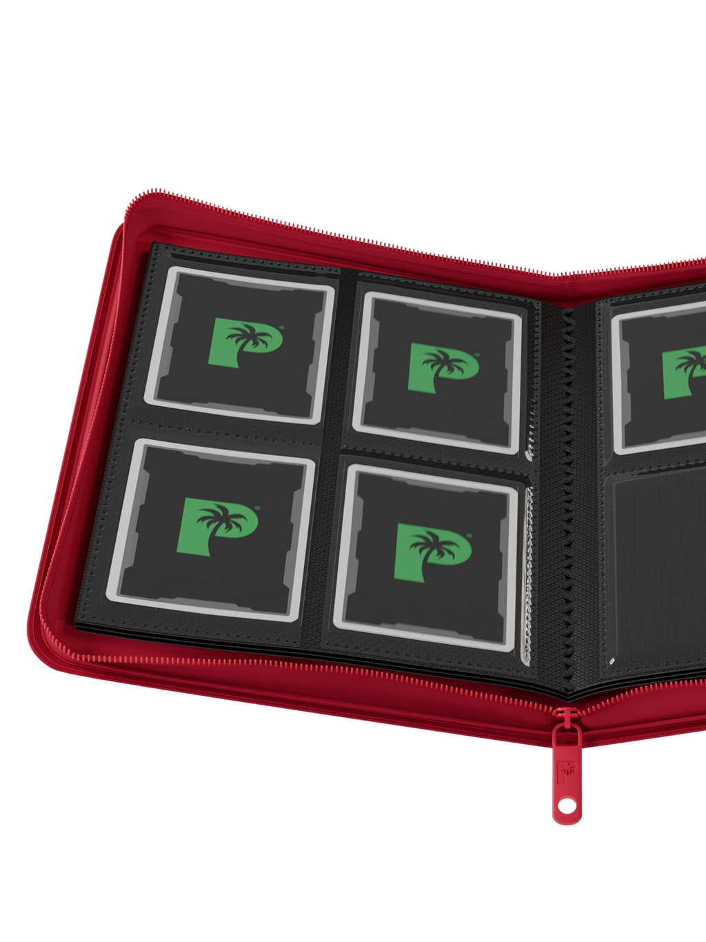 Palms Off Gaming Collector's Series 4 Pocket Zip Binder - Red