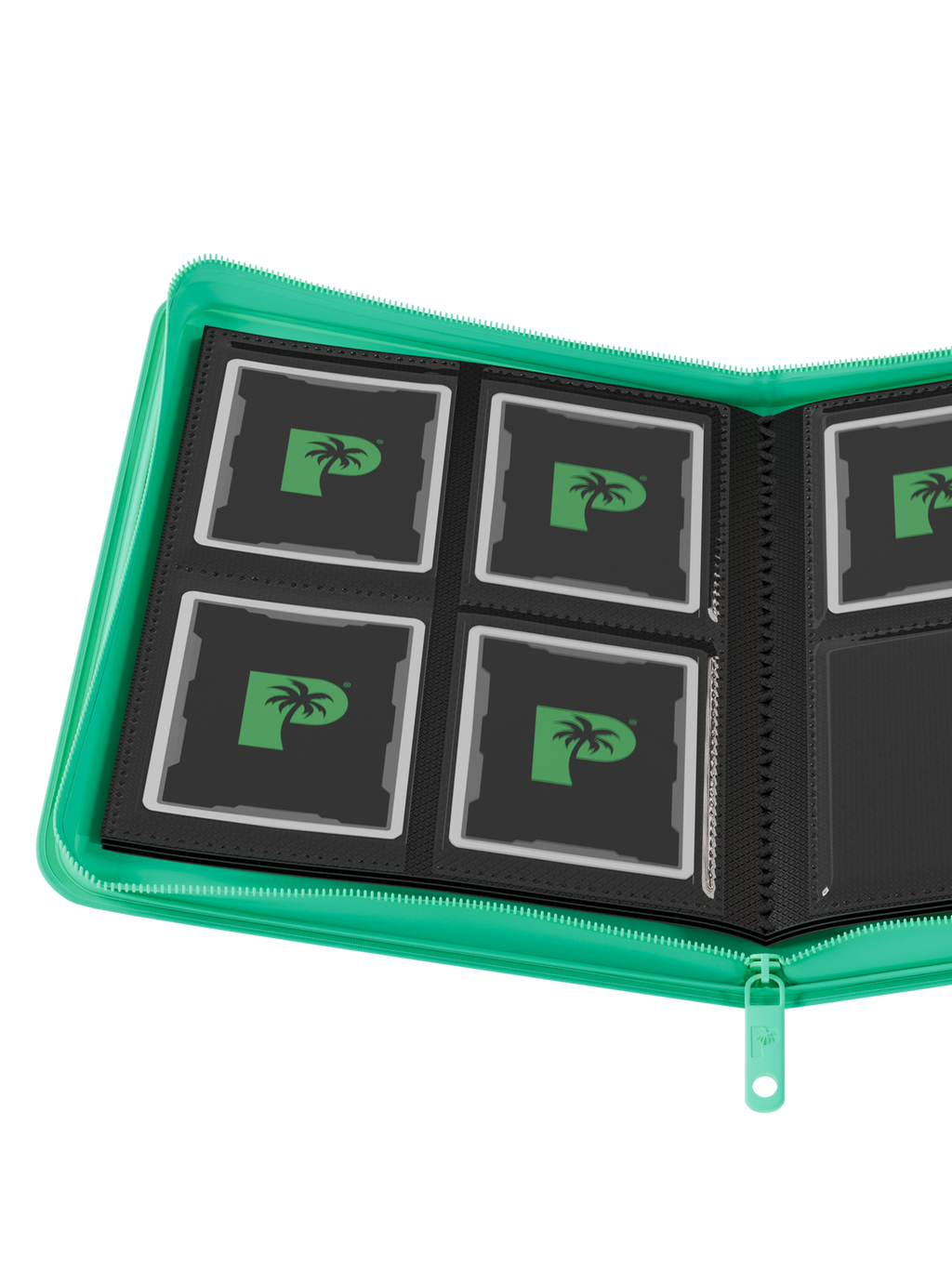 Palms Off Gaming Collector's Series 4 Pocket Zip Binder - Turquoise