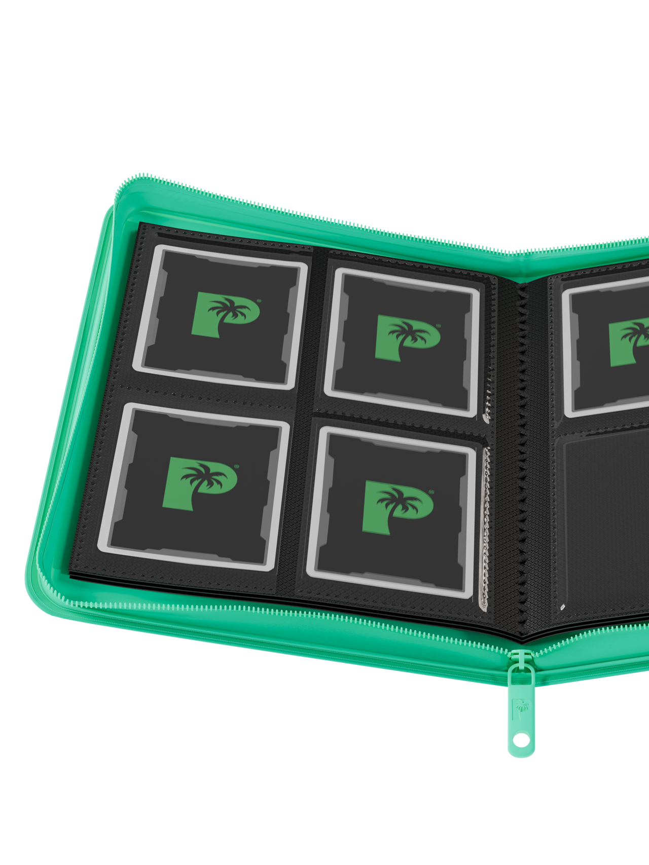 Palms Off Gaming Collector's Series 4 Pocket Zip Binder - Turquoise