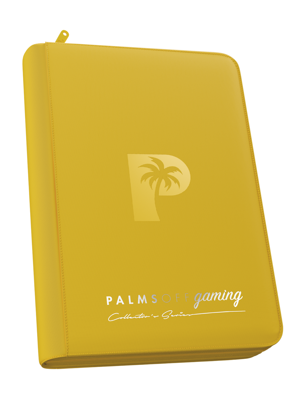Palms Off Gaming Collector's Series 4 Pocket Zip Binder - Yellow