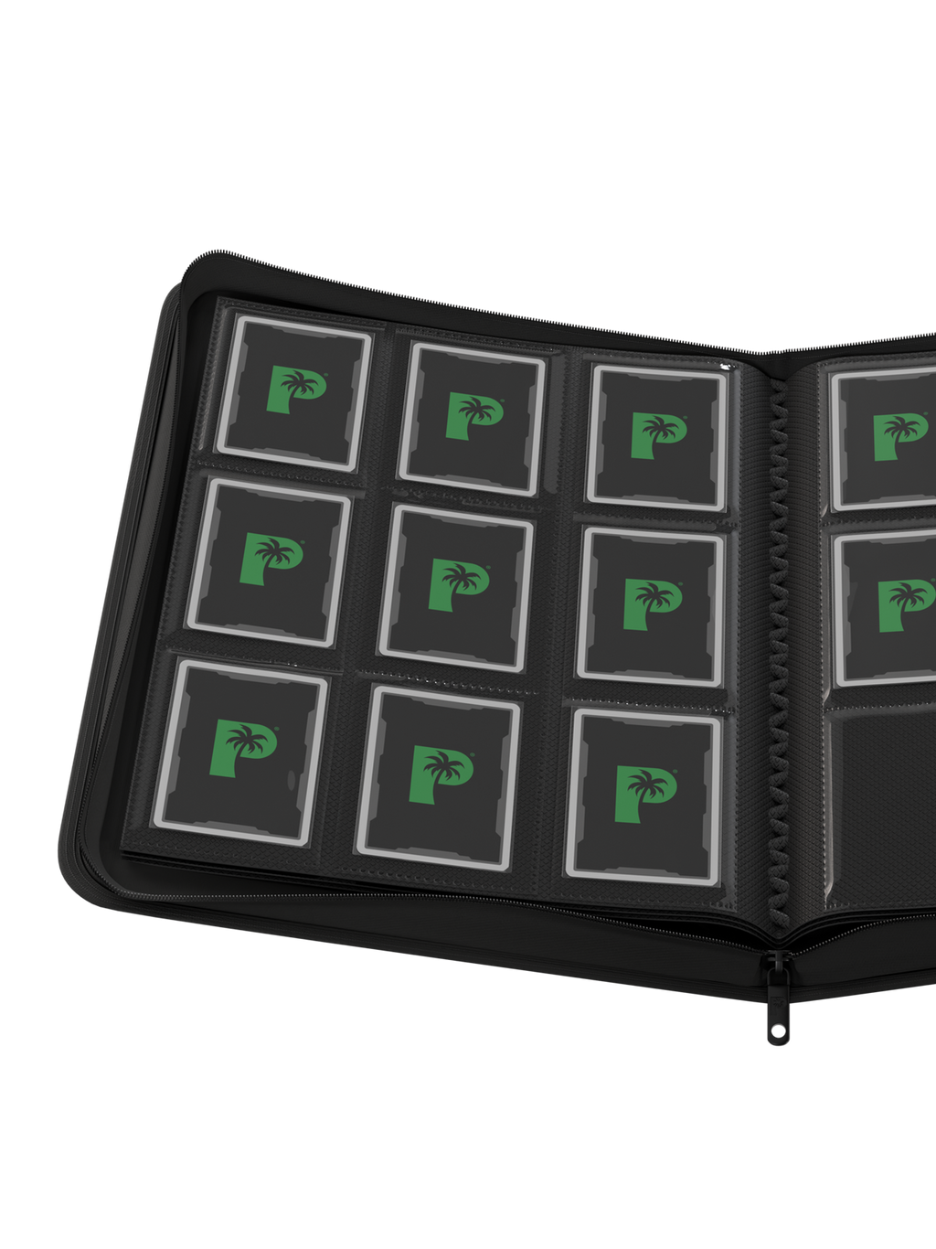 Palms Off Gaming Collector's Series 9 Pocket Zip Binder - Black