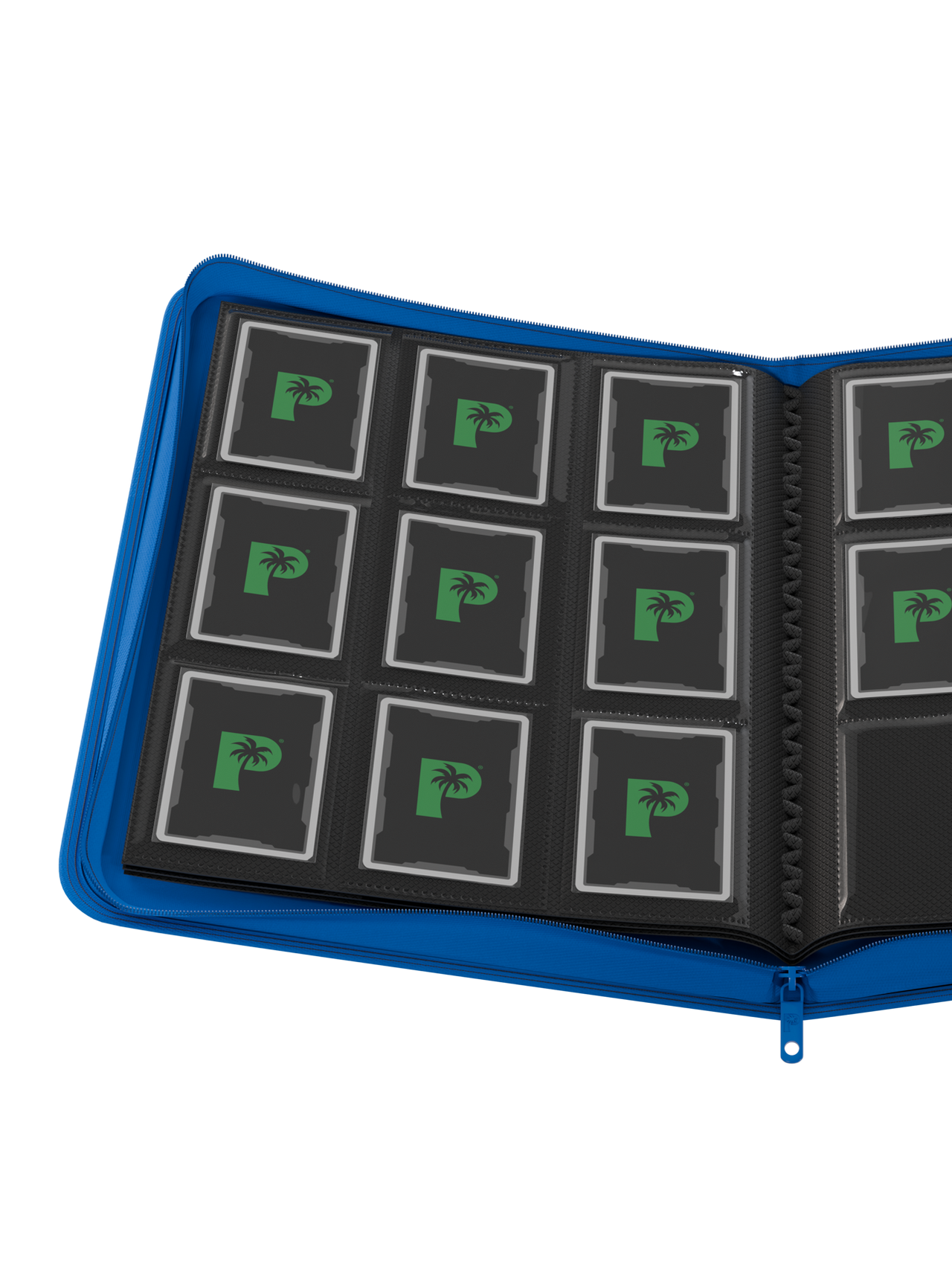 Palms Off Gaming Collector's Series 9 Pocket Zip Binder - Blue