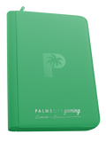 Palms Off Gaming Collector's Series 9 Pocket Zip Binder - Green