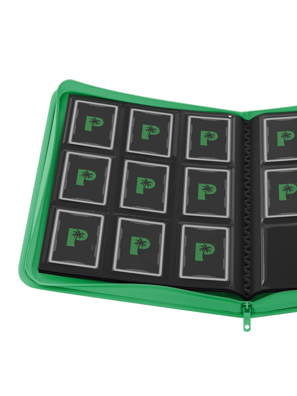 Palms Off Gaming Collector's Series 9 Pocket Zip Binder - Green