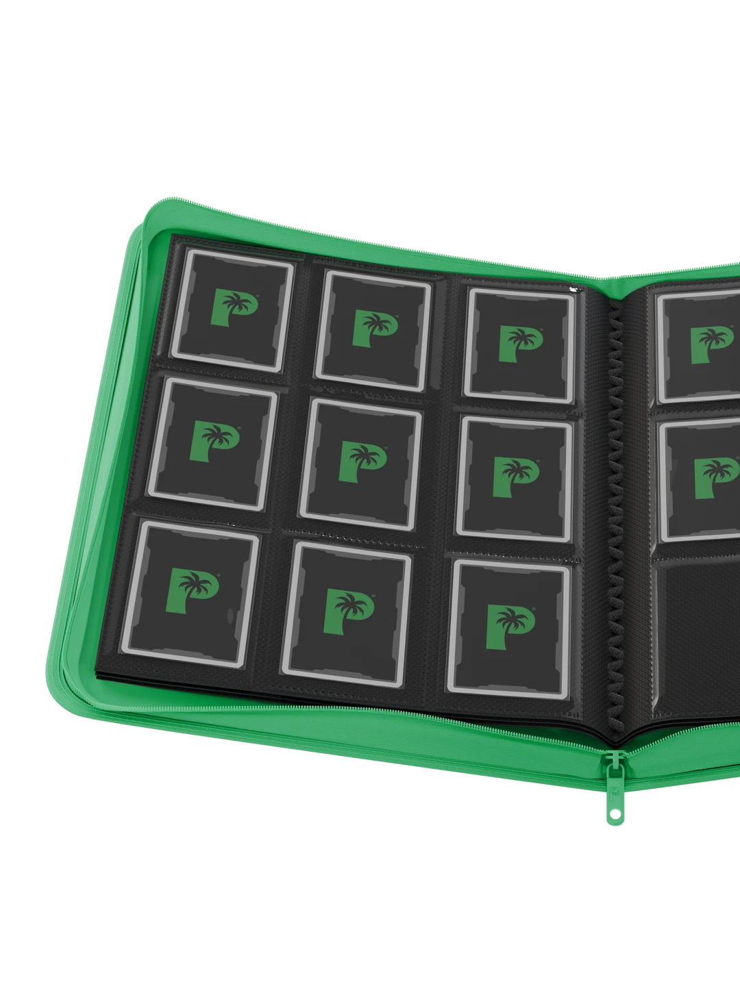 Palms Off Gaming Collector's Series 9 Pocket Zip Binder - Green