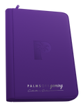 Palms Off Gaming Collector's Series 9 Pocket Zip Binder - Purple