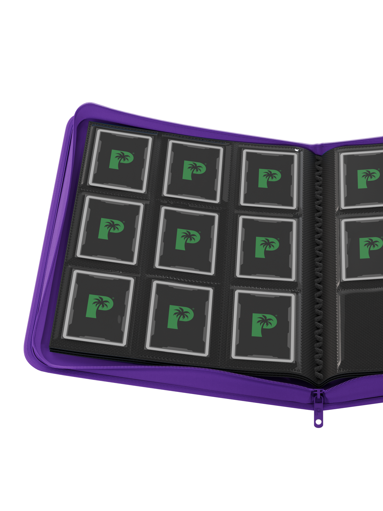 Palms Off Gaming Collector's Series 9 Pocket Zip Binder - Purple