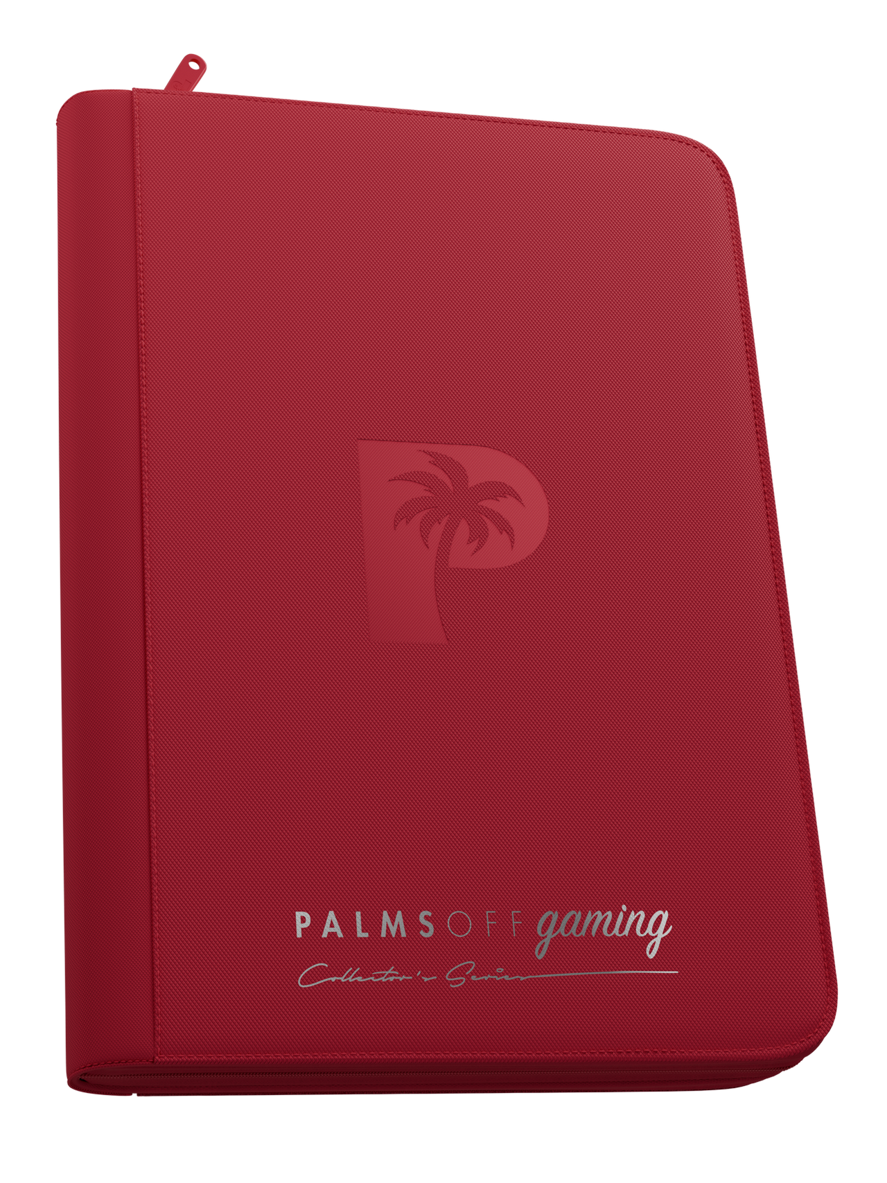 Palms Off Gaming Collector's Series 9 Pocket Zip Binder - Red