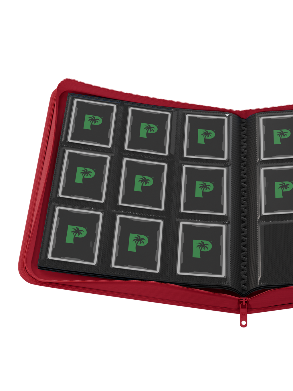 Palms Off Gaming Collector's Series 9 Pocket Zip Binder - Red