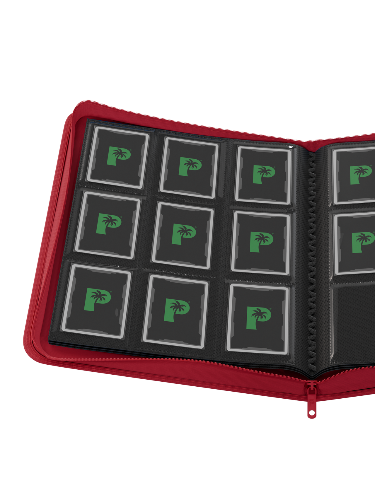 Palms Off Gaming Collector's Series 9 Pocket Zip Binder - Red