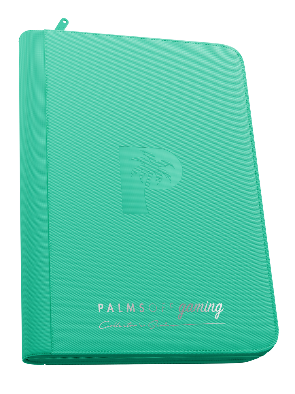 Palms Off Gaming Collector's Series 9 Pocket Zip Binder - Turquoise