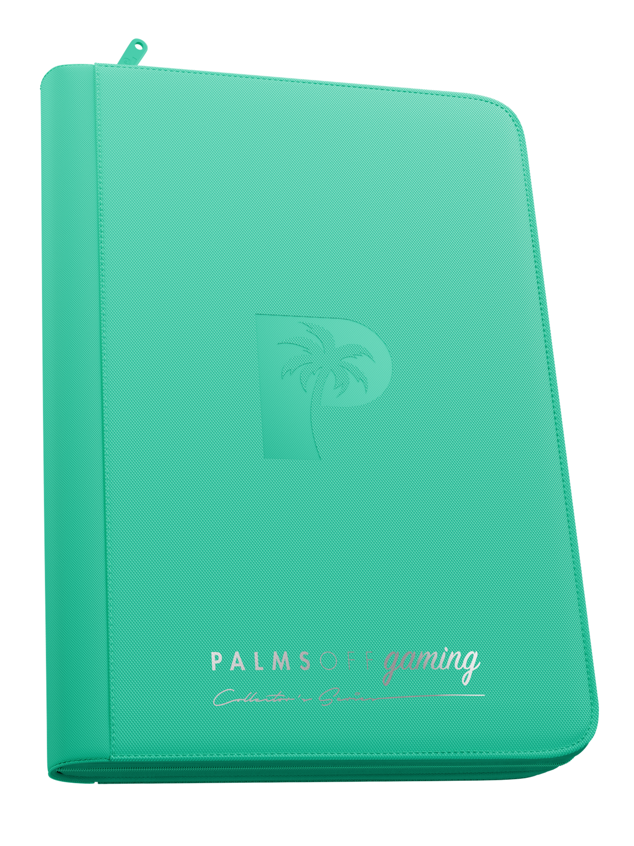 Palms Off Gaming Collector's Series 9 Pocket Zip Binder - Turquoise