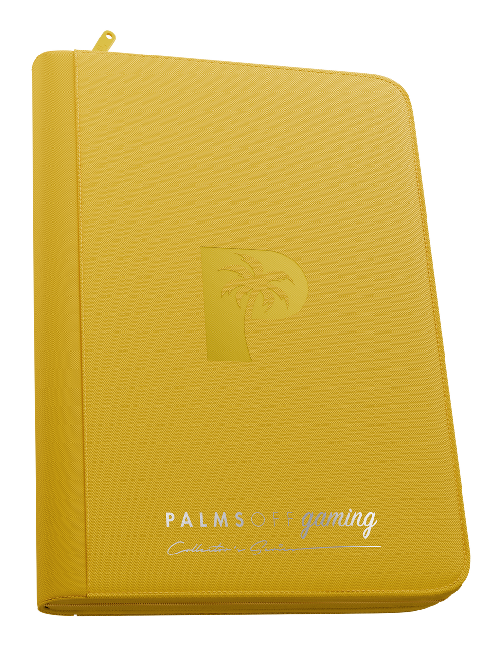 Palms Off Gaming Collector's Series 9 Pocket Zip Binder - Yellow