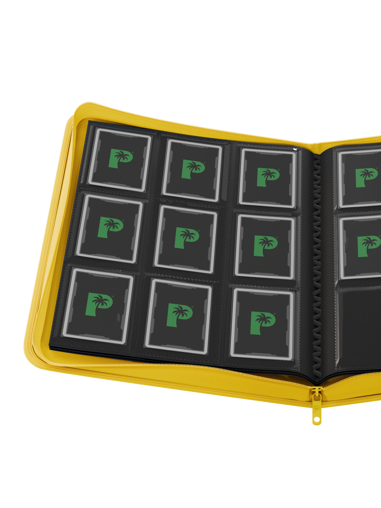 Palms Off Gaming Collector's Series 9 Pocket Zip Binder - Yellow