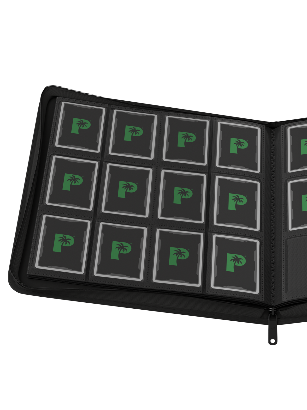 Palms Off Gaming Collector's Series 12 Pocket Zip Binder - Black