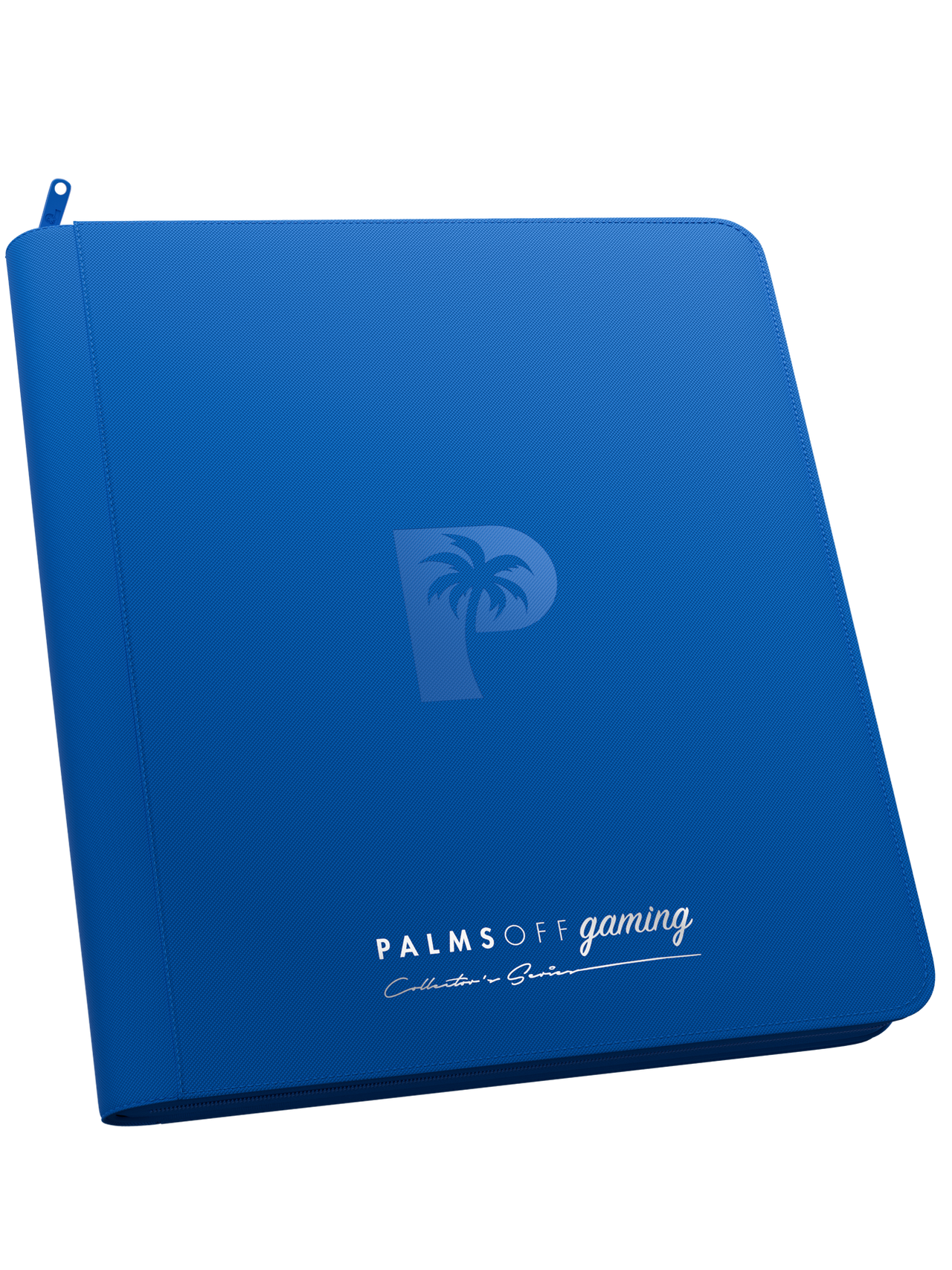 Palms Off Gaming Collector's Series 12 Pocket Zip Binder - Blue