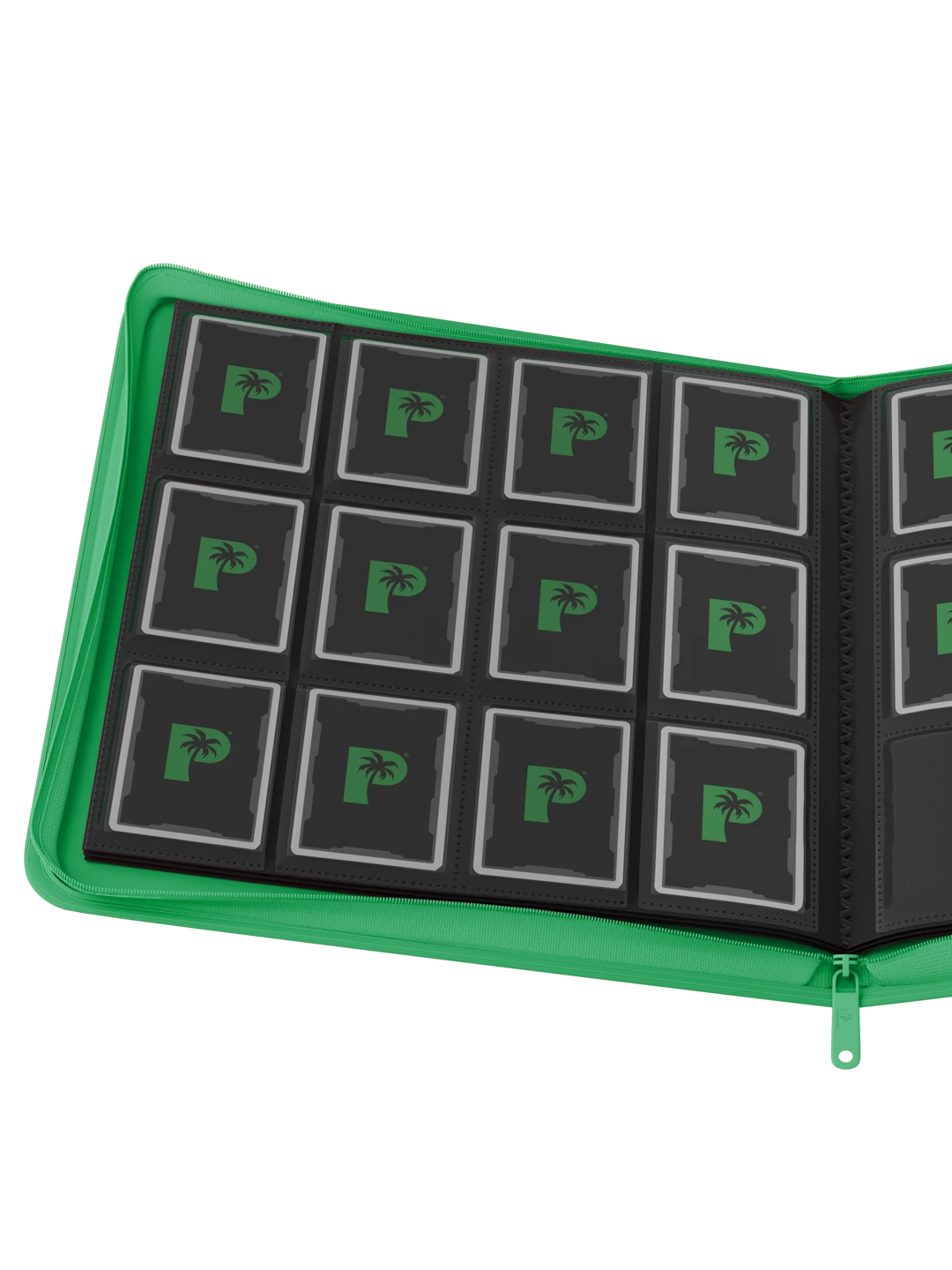 Palms Off Gaming Collector's Series 12 Pocket Zip Binder - Green
