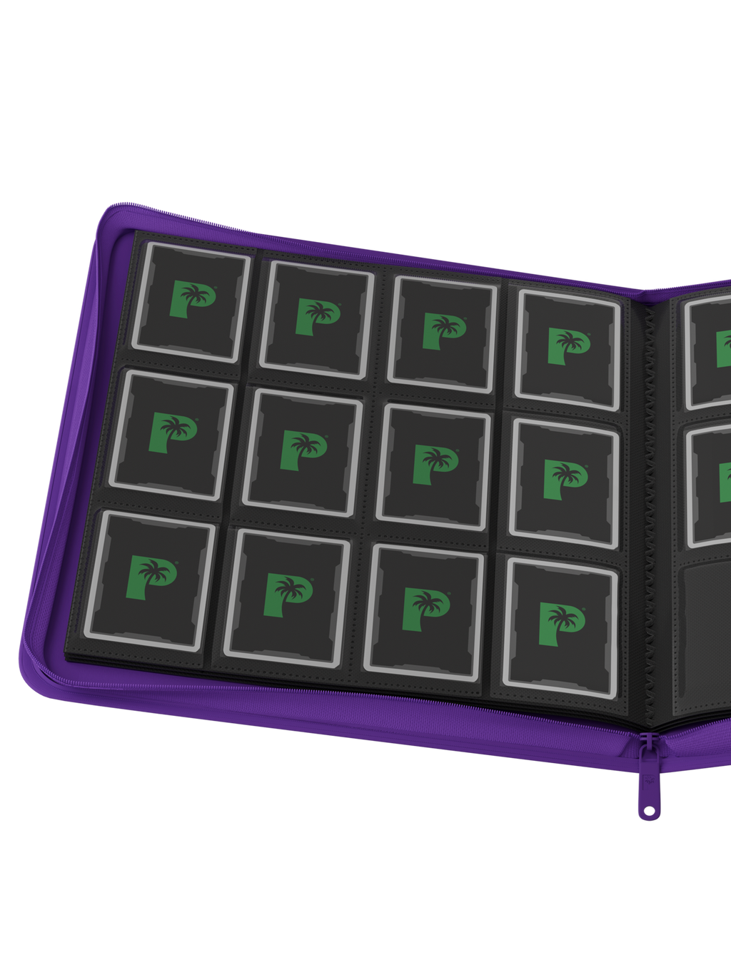 Palms Off Gaming Collector's Series 12 Pocket Zip Binder - Purple