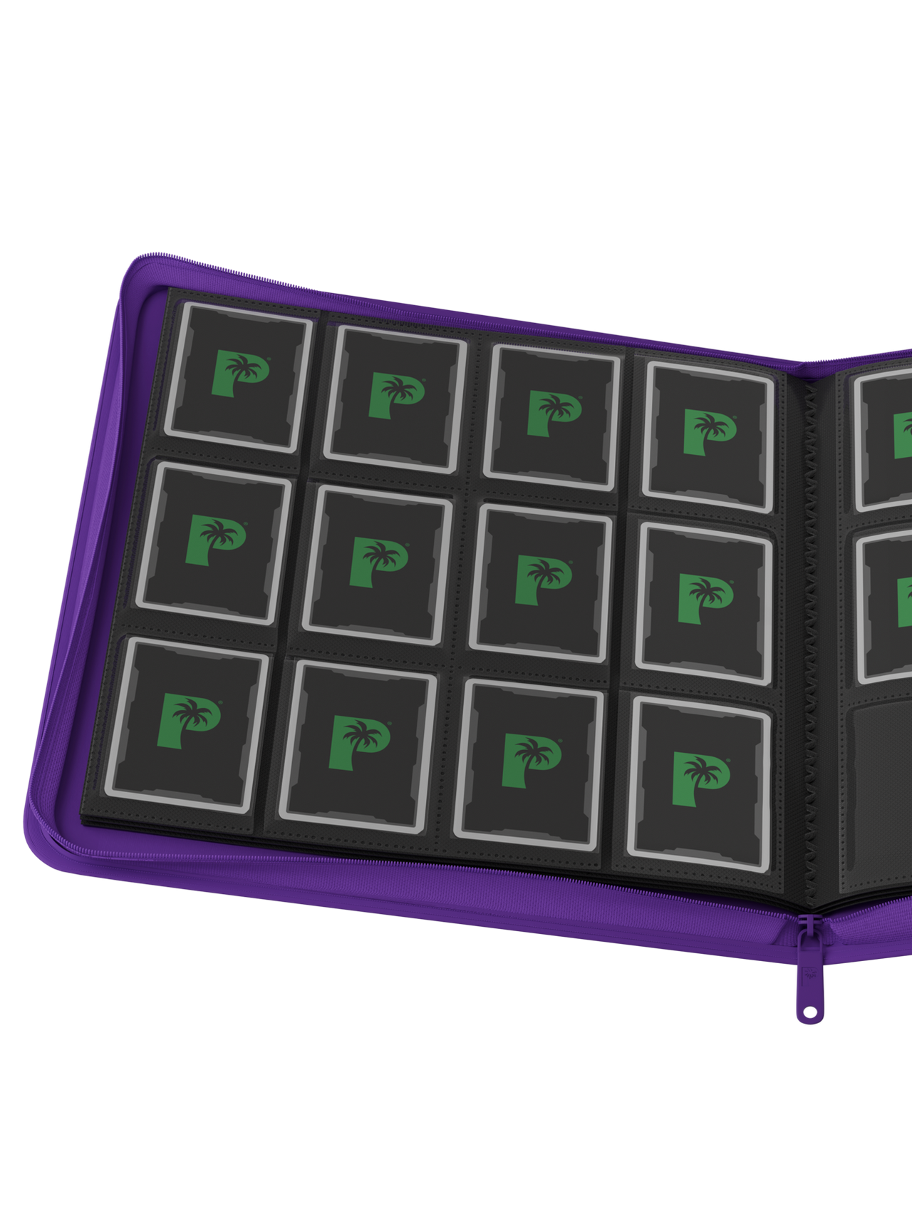 Palms Off Gaming Collector's Series 12 Pocket Zip Binder - Purple