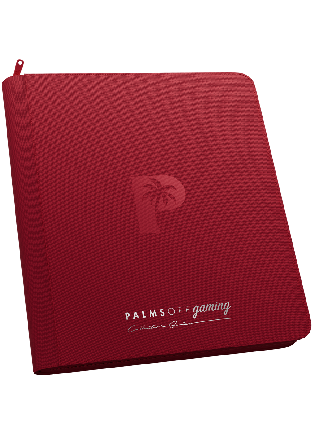 Palms Off Gaming Collector's Series 12 Pocket Zip Binder - Red