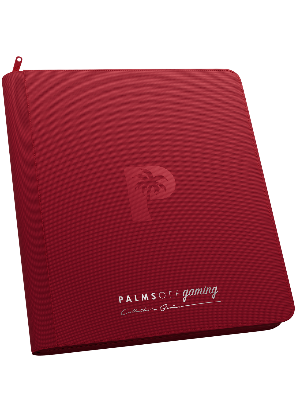 Palms Off Gaming Collector's Series 12 Pocket Zip Binder - Red
