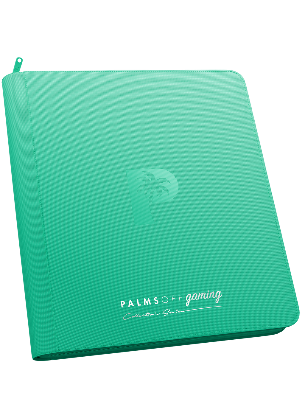 Palms Off Gaming Collector's Series 12 Pocket Zip Binder - Turquoise