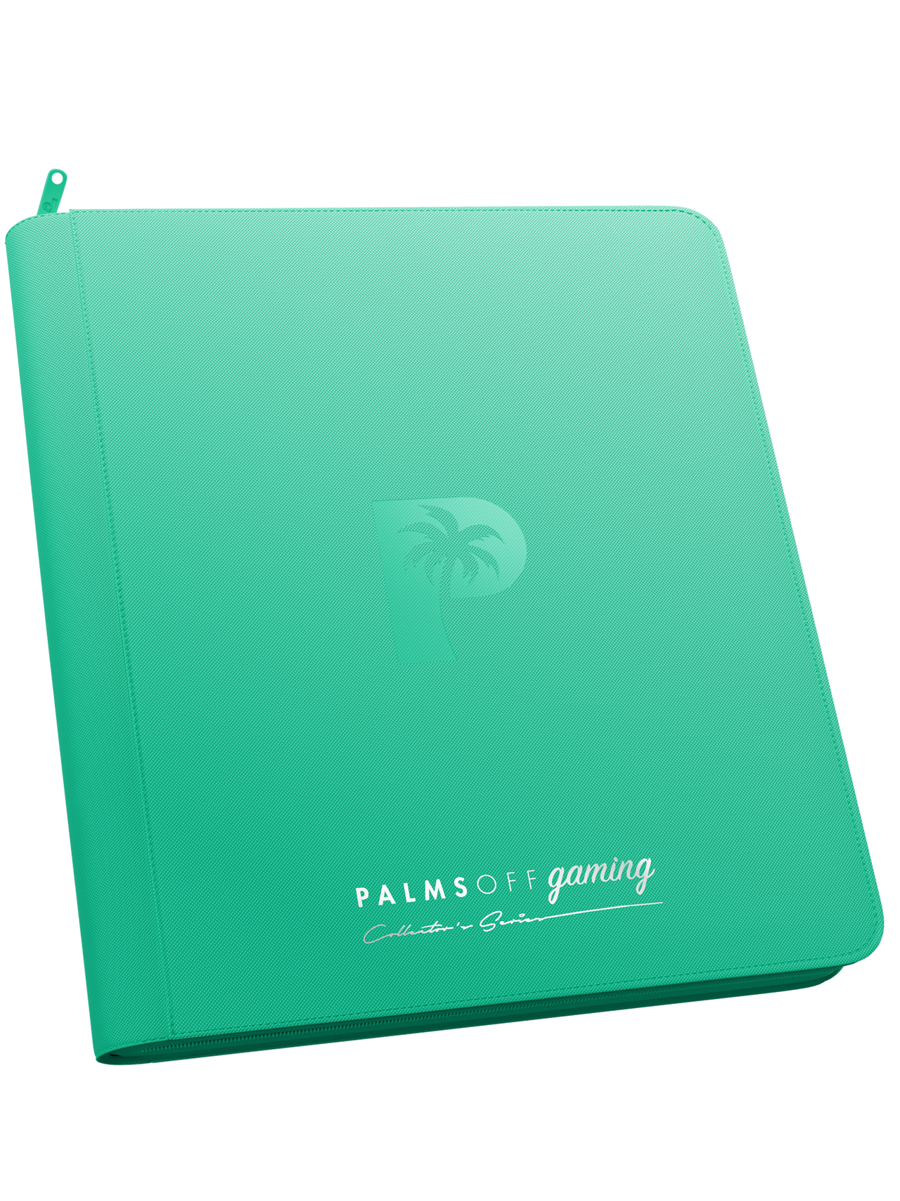 Palms Off Gaming Collector's Series 12 Pocket Zip Binder - Turquoise