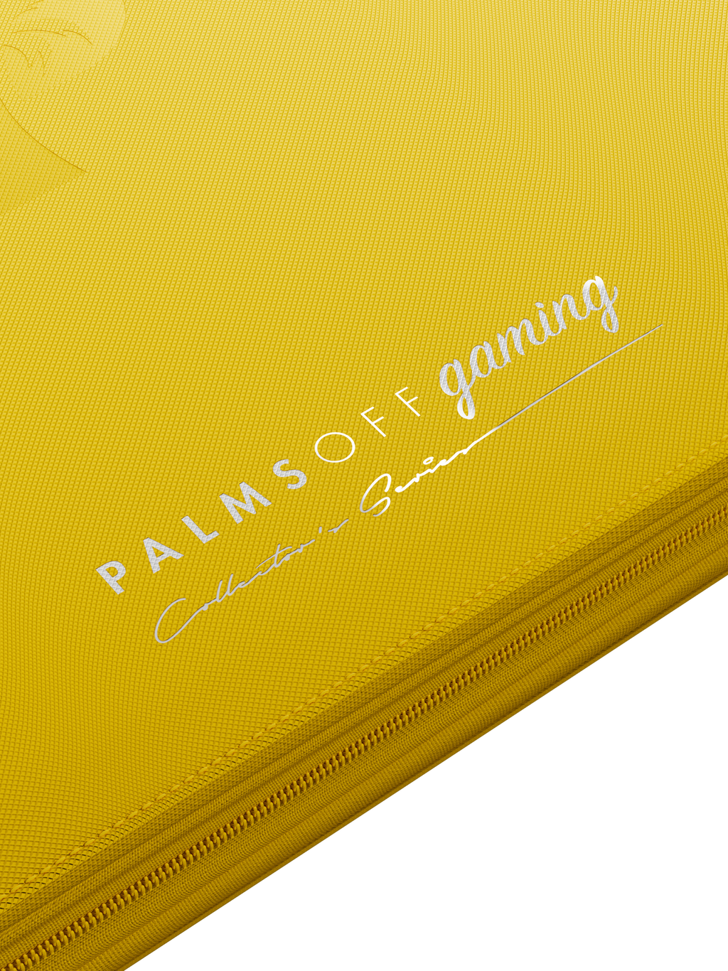 Palms Off Gaming Collector's Series 12 Pocket Zip Binder - Yellow