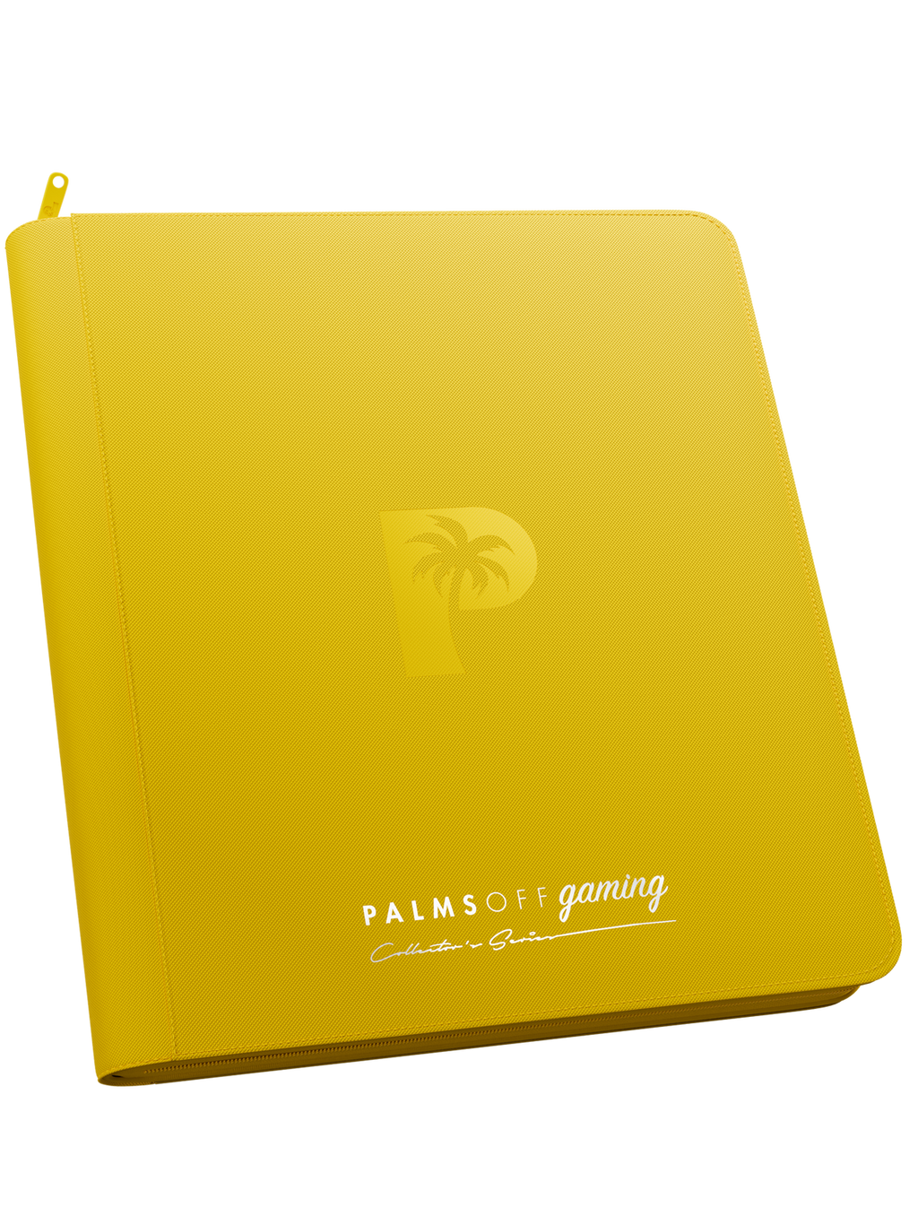 Palms Off Gaming Collector's Series 12 Pocket Zip Binder - Yellow
