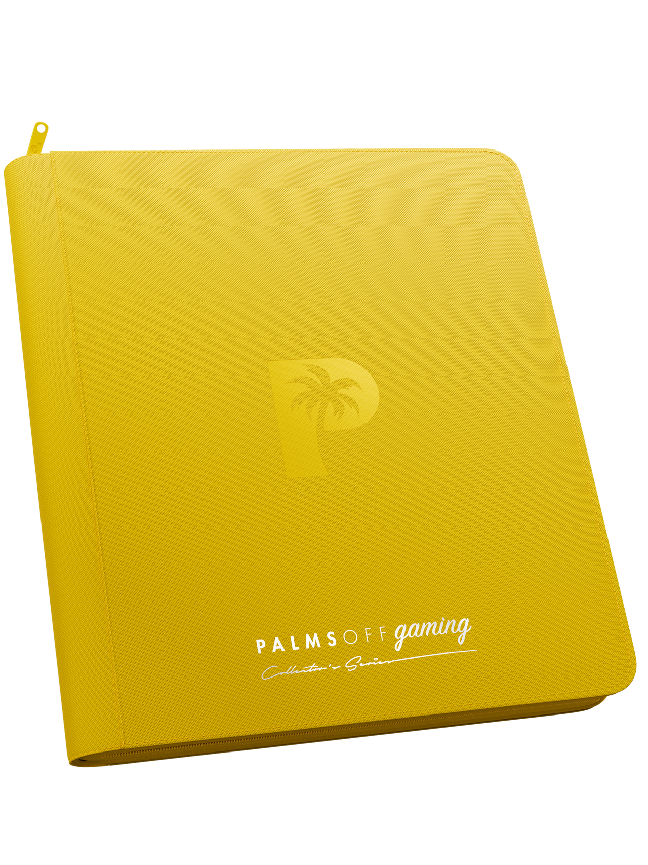 Palms Off Gaming Collector's Series 12 Pocket Zip Binder - Yellow