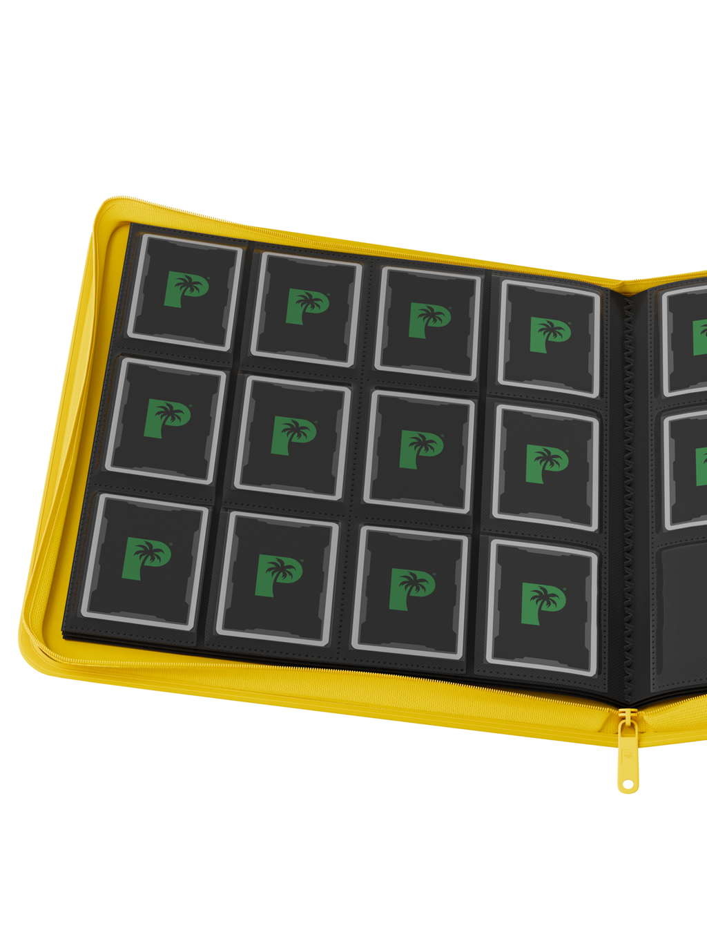 Palms Off Gaming Collector's Series 12 Pocket Zip Binder - Yellow