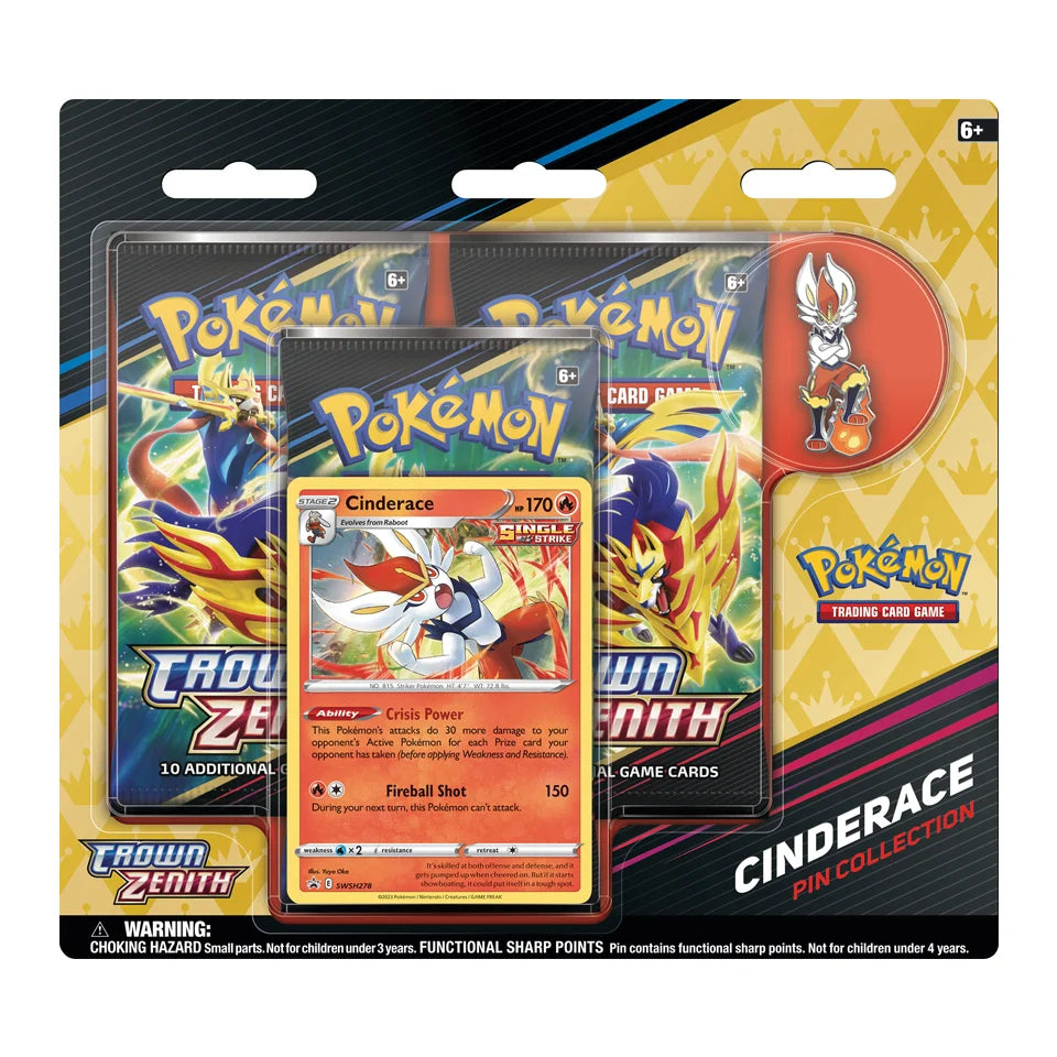Crown Zenith Pin Collection: Cinderace